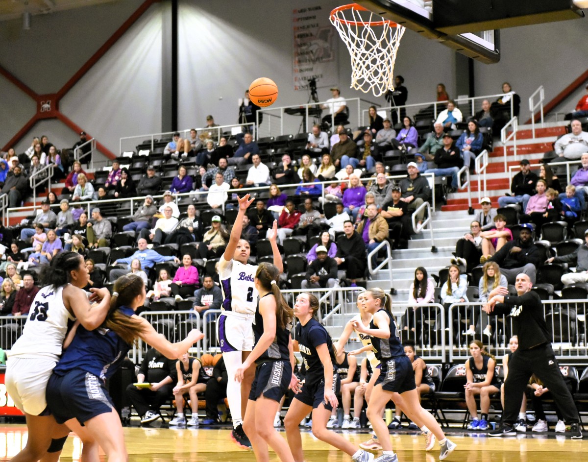 Bethany senior Zya Vann launches a jumper during a recent game.